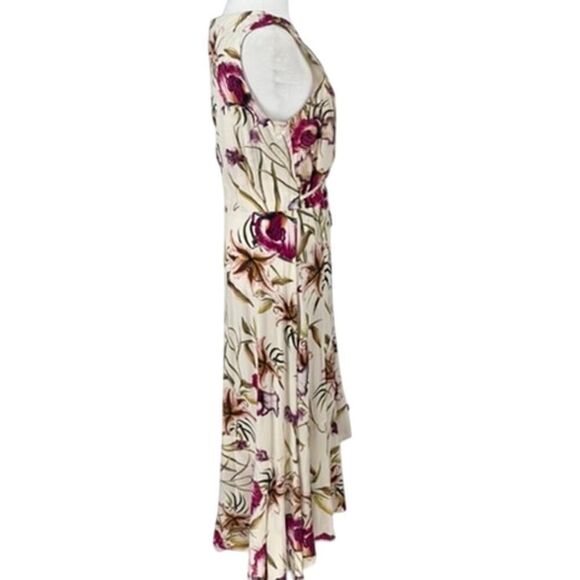 🌸 NWT Anthropologie (The Odells)  Romantic Floral Wrap Maxi Dress - Size M 🌸 - Picture 9 of 12